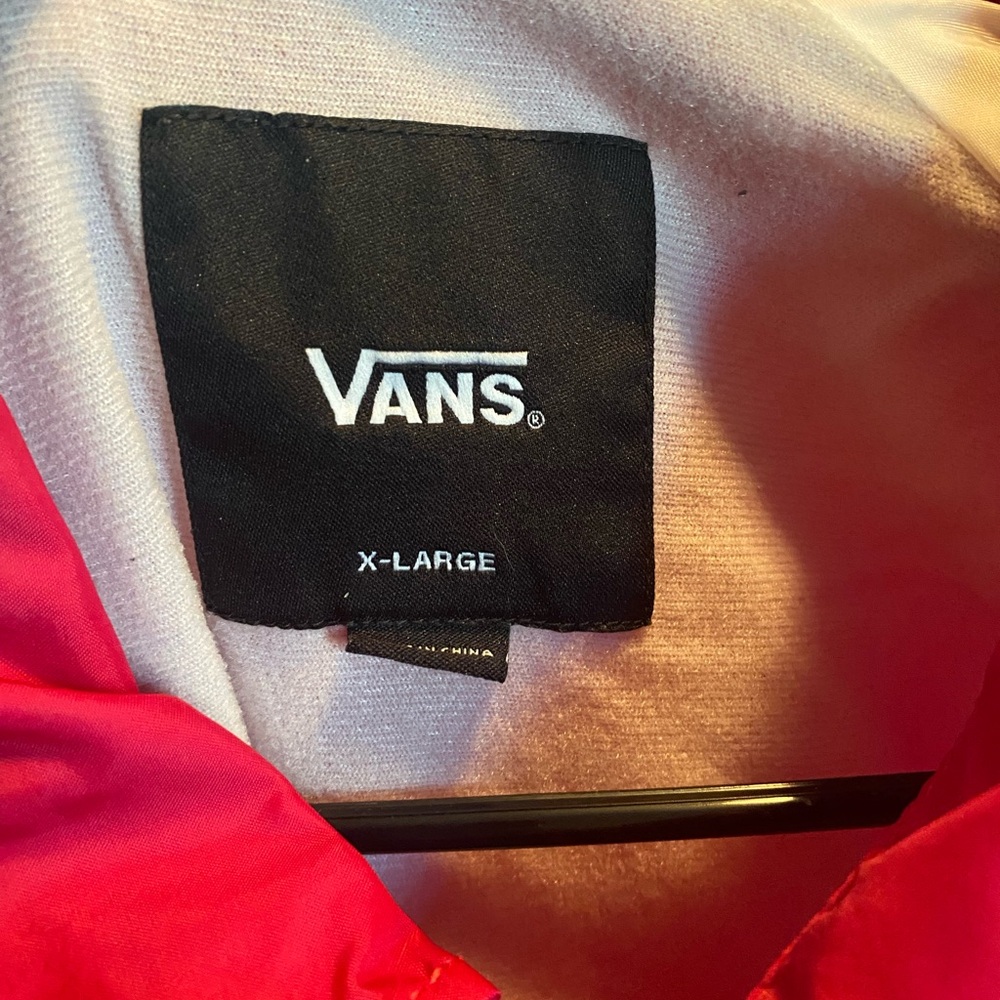 Vans Authentic Red Windbreaker - image 1